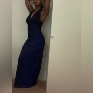 Sparkly Mutlihue Blue Blondie Nites Dress